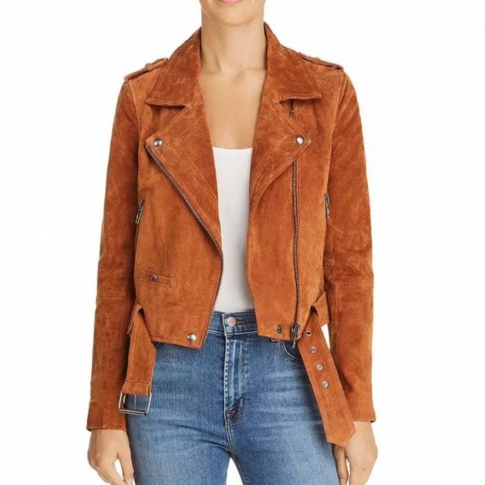 Blanknyc suede moto jacket el dorado NWT